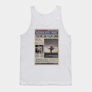 From Sprinkler Splashes To Fireplace Ashes Newspaper Tank Top